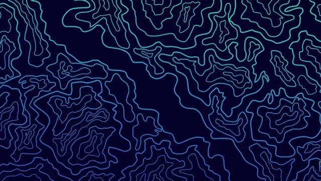 Topographic Green, design pinea
